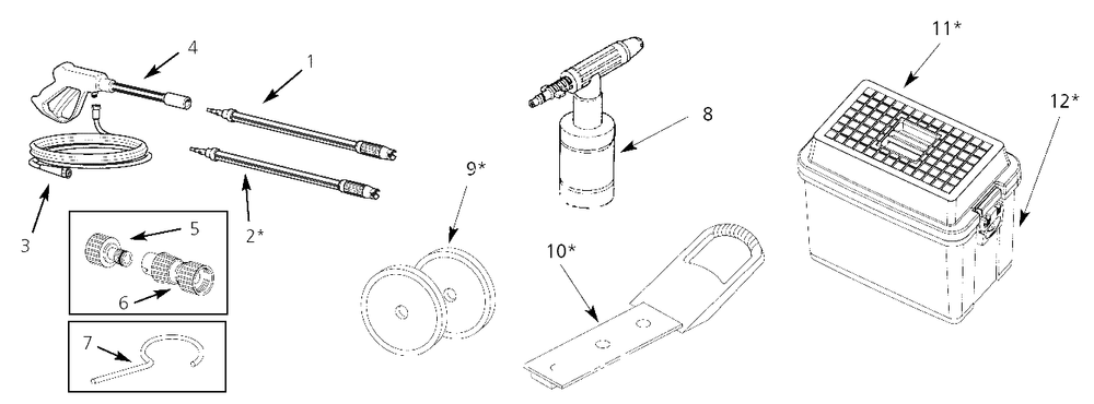 Pressure-Washer Parts Diagram and Parts List for PW1376  Campbell Hausfeld Pressure Washer